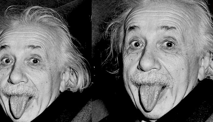 Cerita Dibalik Foto Julurkan Lidah Albert Einstein 