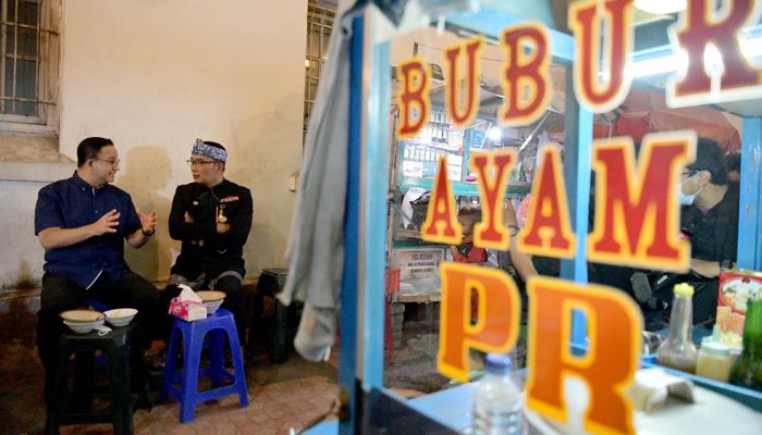 Makan Bubur Bareng, Ridwan Kamil-Anies Baswedan Makin Akrab, Kode Menuju 2024?