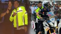 Aipda Lalu Dwi Prayitno Bangga Dibonceng Pembalap MotoGP Franco Morbidelli