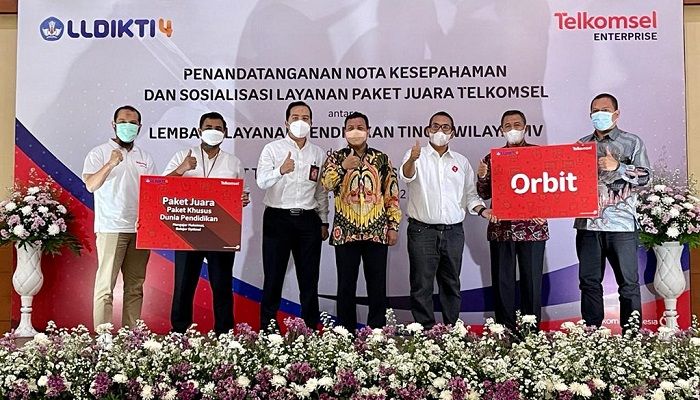 Telkomsel Gandeng LLDikti Wilayah IV Jabar dan Banten Hadirkan Paket Juara
