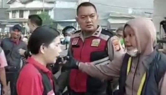 Pemotor Wanita Aniaya Polisi Gegara Ditegur Lawan Arah, Begini Nasibnya