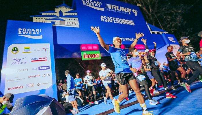Catat Rekor Baru, Ribuan Peserta Meriahkan Marathon Pocari Sweat Run 2022 di Bandung