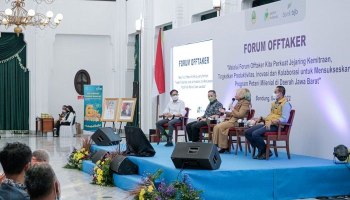 Bank Bjb dan Pemprov Jabar Gelar Forum Offtaker Dukung Petani Milenial