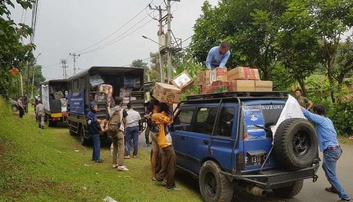 PB Inspira dan JMI Bogor Raya Salurkan Bantuan di Lokasi Bencana Longsor Cianten-Leuwiliang Bogor