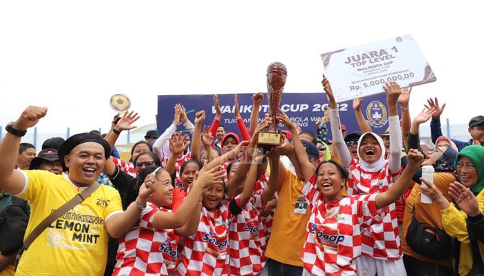 Tundukkan Bojongloa Kidul Lewat Adu Penalti, Putri Babakan Ciparay Juara Piala Wali Kota Cup 2022
