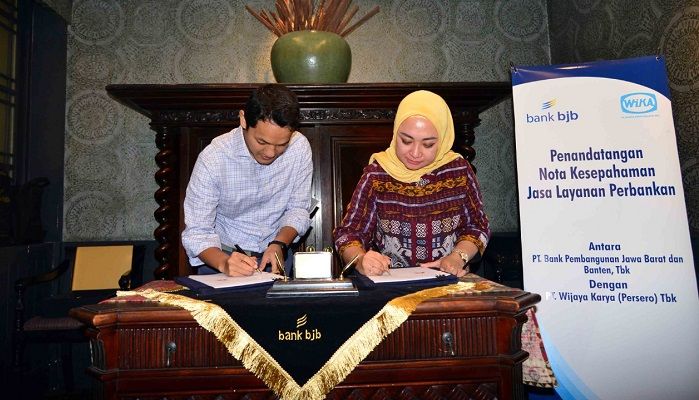 Bank Bjb Perkuat Sinergi dengan BUMN, Jalin Kerja Sama Layanan Perbankan dengan Wijaya Karya