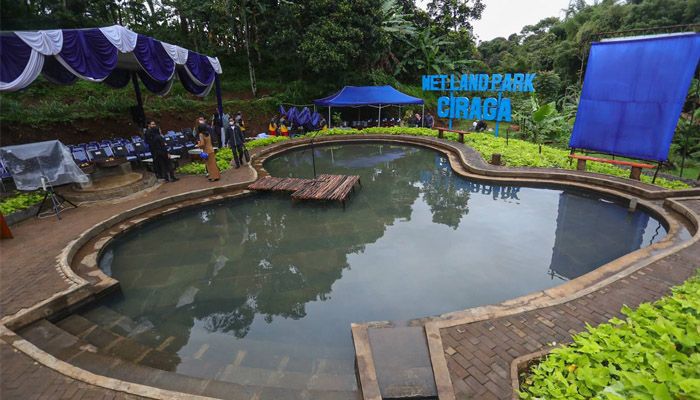 Kolam Retensi Ciraga Wetland Park Hadir untuk Tangani Banjir