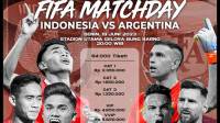 Harga Tiket FIFA Matchday Indonesia VS Argentina Sejutaan Trending di Twitter