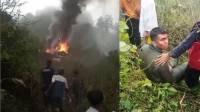 Video Detik-detik Seusai Pesawat Jatuh di Ciwidey, Begini Kondisi Terkini Korban, Sempat Ditolong Warga Setempat