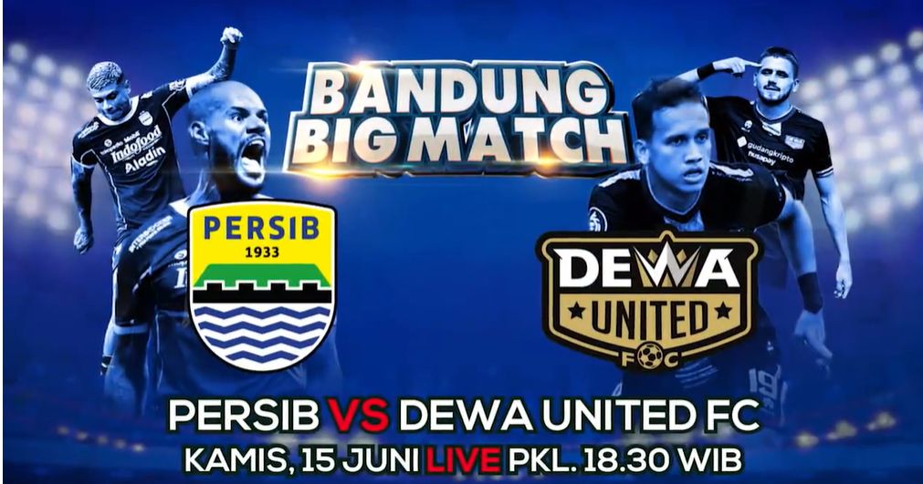 SEDANG BERLANGSUNG Persib vs Dewa United, Susunan Pemain dan Link Live Streaming Ada di Sini