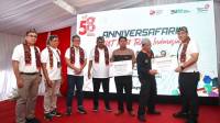 HUT ke-58, Telkom Jawa Barat Serahkan Bantuan Pendidikan dan Sarana Umum di Sukabumi