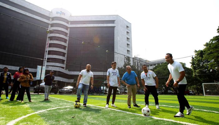 Kembangkan Ekosistem Sportainment Nasional, PT INTI Luncurkan Mini Soccer INTI Sport Hub