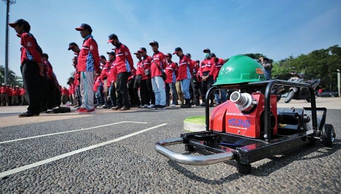 Tingkatkan Partisipasi Aktif Warga dalam Penanggulangan Kebakaran, Redkar Kota Bandung Dikukuhkan