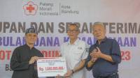 Bulan Dana PMI Kota Bandung Sukses Kumpulkan Rp1,9 Miliar 