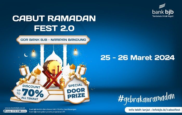 Hadirkan Promo Diskon Hingga 70%, bank bjb Tebar Berbagai Promo Menarik di Bazar CABUT Ramadan Fest 2.0 