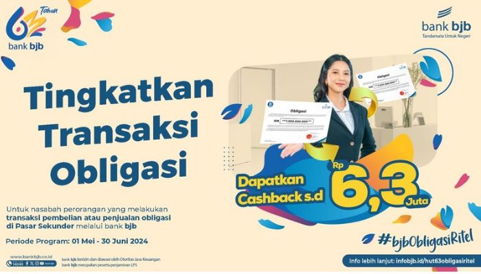 Beli Obligasi Ritel di bank bjb, Bisa Dapat Cachback Jutaan Rupiah