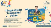 bank bjb Hadirkan Promo Cashback bjb Foreign Exchange, Transaksi di bjb TIP FX Bisa Dapat Cashback Menarik