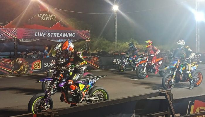 Seri ke 4 Superchallenge Supermoto Race 2024, Sedot Antusiasme Penonton di Subang