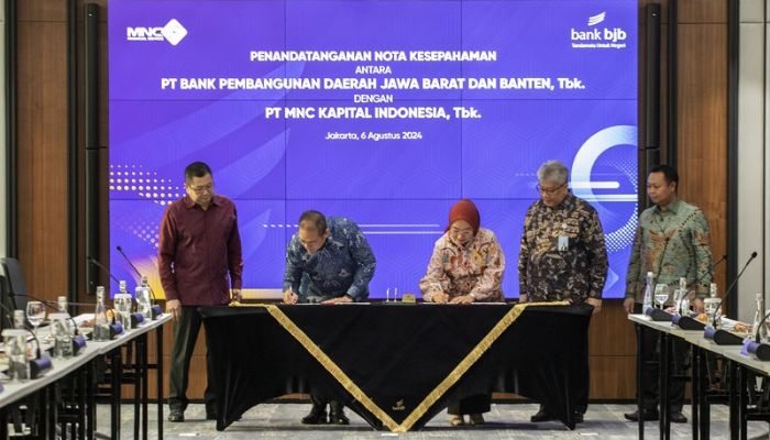 Tandatangani MoU dengan MNC Kapital, bank bjb Akselerasi Potensi Bisnis Digital  