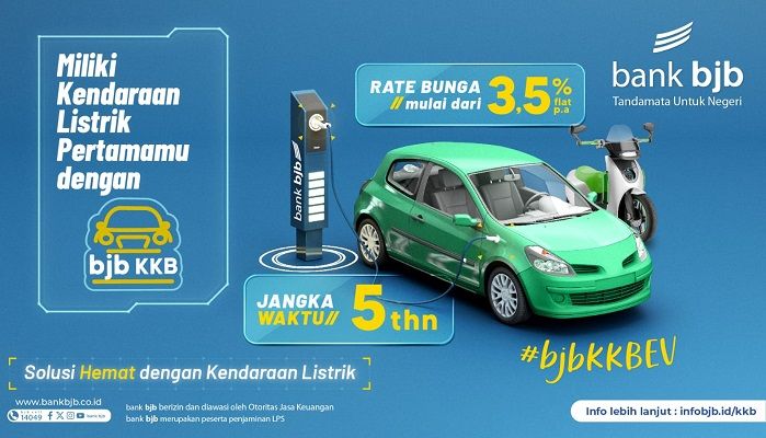 Solusi Finansial Ramah Lingkungan, bank bjb hadirkan bjb KKB Kendaraan Listrik