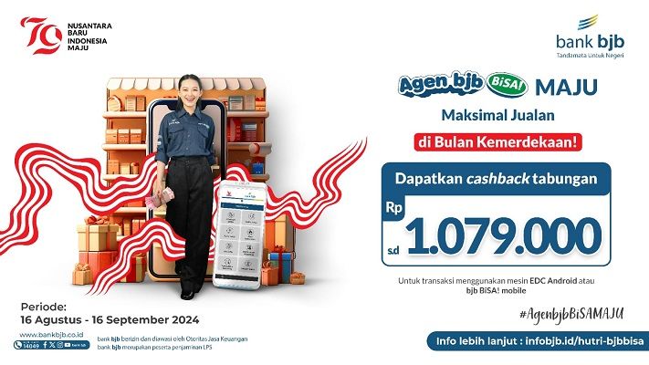 Kebut Transaksi Digital, bank bjb Luncurkan Program Program Agen bjb BiSA! MAJU