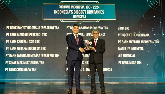 Mampu Perkuat Kinerja Bisnis, bank bjb  Raih Penghargaan IDN Fortune 100 