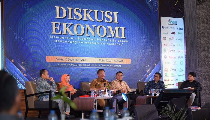  Diskusi IWEB, Elemen Pentahelix Sepakat Dorong Pertumbuhan Ekonomi 2024