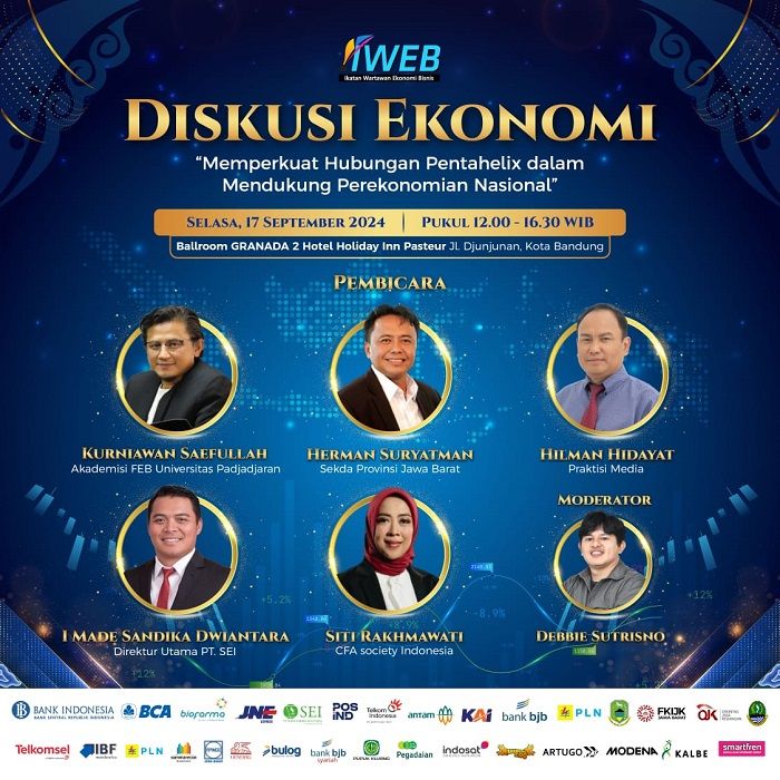 IWEB Gelar Seminar Nasional, Perkuat Konsep Pentahelix dalam Mendorong Pertumbuhan Ekonomi