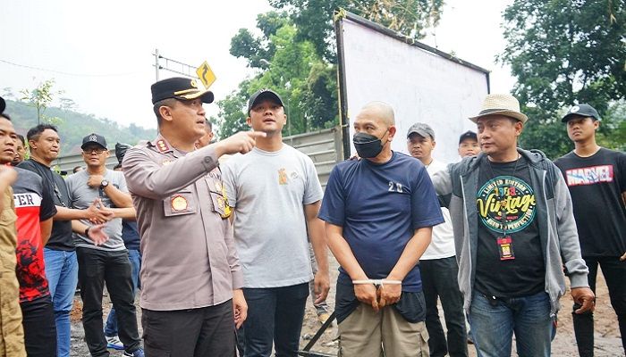 Polresta Bandung Tangkap Penambang Ilegal, Baru Beroperasi 3 Bulan