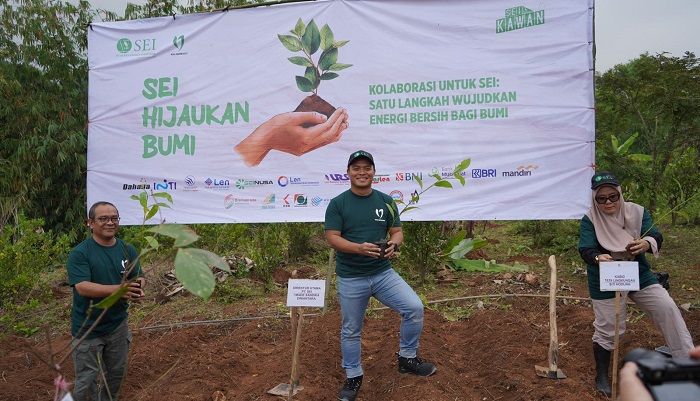 SEI Hijaukan Bumi Ajak Stakeholder dan Media Tanam Ribuan Pohon