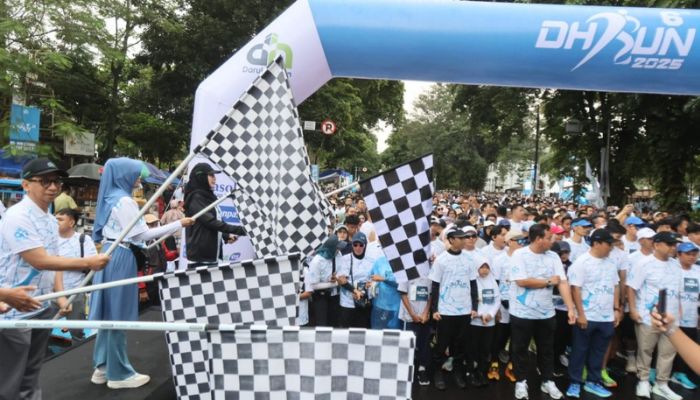 Ribuan Peserta Ikuti Fun Run 5 Kilometer di Event DH Run