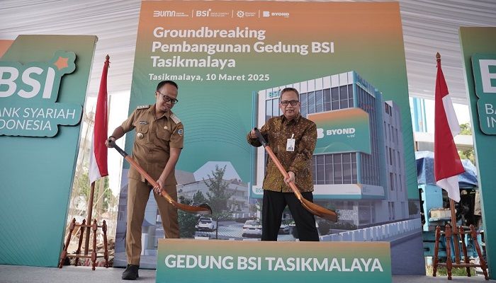 BSI Bangun Gedung Modern di Tasikmalaya, Dorong Inklusi Keuangan dan Ekonomi Syariah