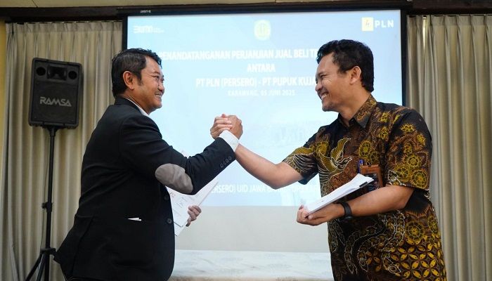 PLN Jabar dan Pupuk Kujang Teken Perjanjian Tambah Daya Listrik 30 MVA