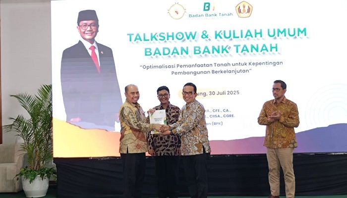 Wujudkan GCG, Badan Bank Tanah Serahkan Pedoman Akutansi ke Badan Pemeriksa Keuangan