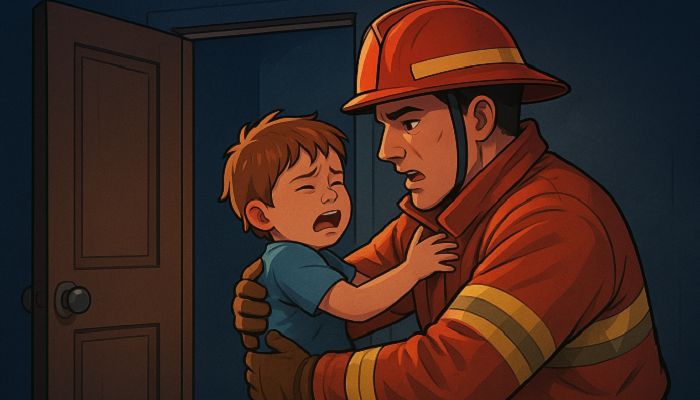 Balita Terkunci di Kamar, Petugas Damkar Bandung Bergerak Cepat Lakukan Evakuasi
