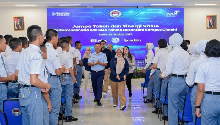 Telkom Perkuat Sistem Pendidikan Berbasis Digital SMA Taruna Nusantara Cimahi