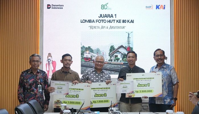 KAI Daop 2 Bandung Umumkan Pemenang Lomba Foto HUT ke-80 PT KAI