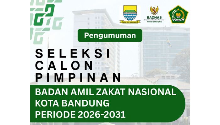 Peluang Terbuka! Kota Bandung Cari Calon Pemimpin Baznas, Ini Jadwal dan Syaratnya