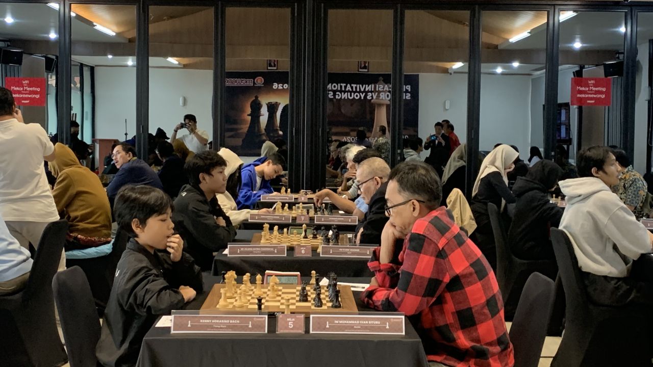 Adu Tahan dan Teknik, Pecatur Senior Tantang Talenta Muda di Ajang Bergengsi Percasi Invitation Match 2026
