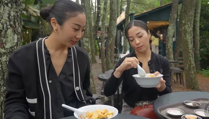 Nikita Willy Jelajahi Kuliner Bandung, Naik Angkot hingga Cicipi Bubur Legendaris