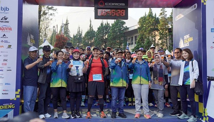 Dieng Caldera Race 2026 Sukses Digelar, Ribuan Pelari Taklukkan Dataran Tinggi Dieng Bersama bank bjb
