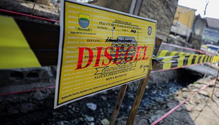 Pemkot Bandung Segel Area Pasar Pola Cijerah Usai Dugaan Penebangan 12 Pohon Tanpa Izin