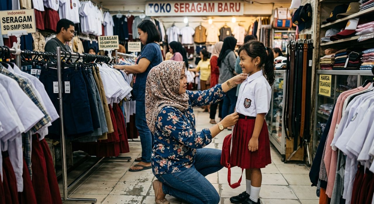 Rekomendasi Tempat Belanja Seragam Sekolah di Kota Bandung, Lengkap dan Ramai Jelang Tahun Ajaran Baru