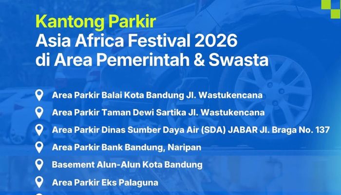 Mau ke Festival Asia Afrika? Catat Rekayasa Lalu Lintas dan Lokasi Parkir yang Disiapkan Pemkot Bandung