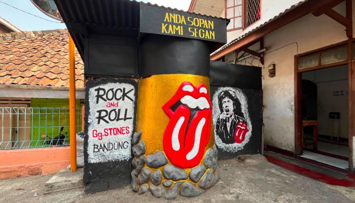 Gang Stones Bandung Rayakan HUT RI ke-81 dengan Mural Kemerdekaan Bernuansa Rolling Stones